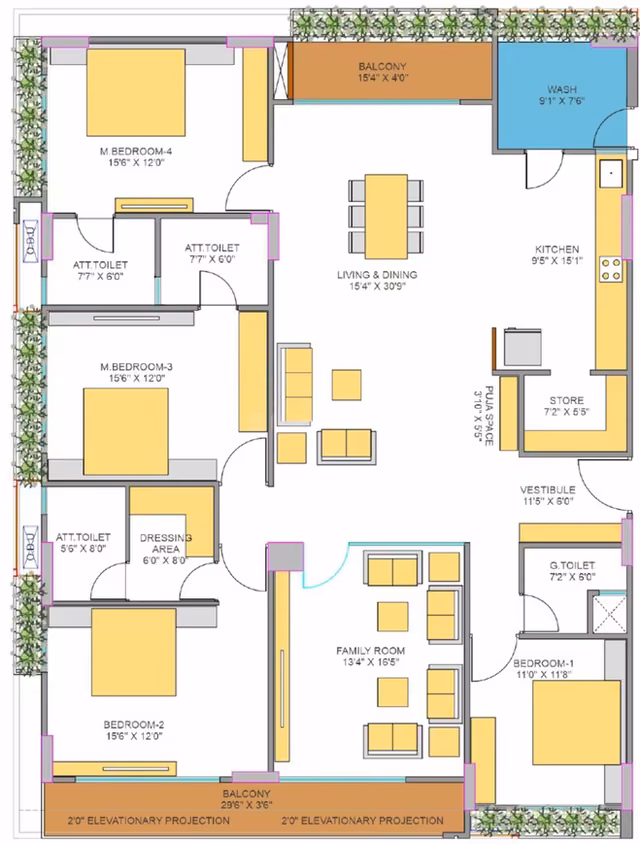 Stuti Exclusive floor plan