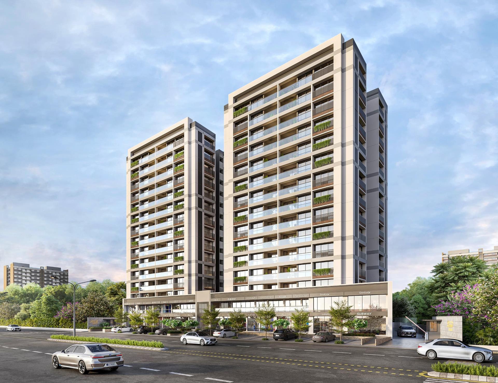 3 BHK Flat buy — Silver nest in Vaishnodevi, Ahmedabad, Gujarat
