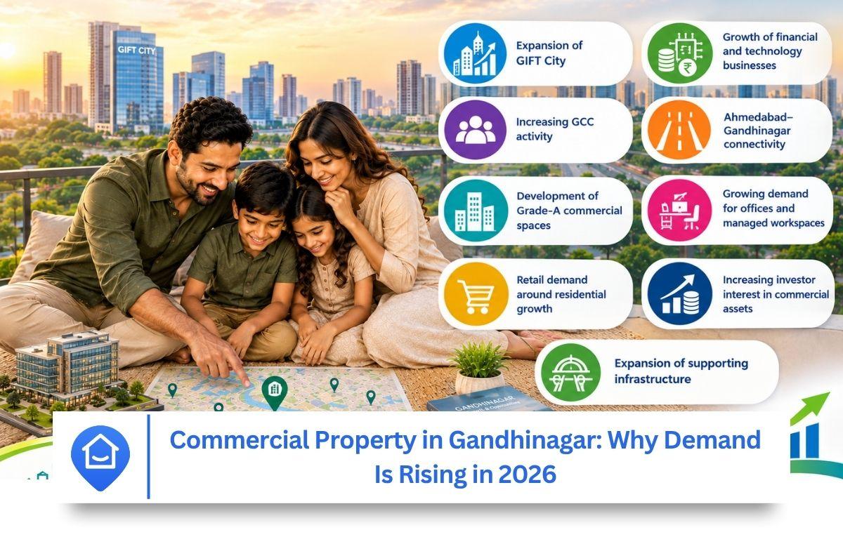 Commercial Property in Gandhinagar: Why Demand Is Rising in 2026