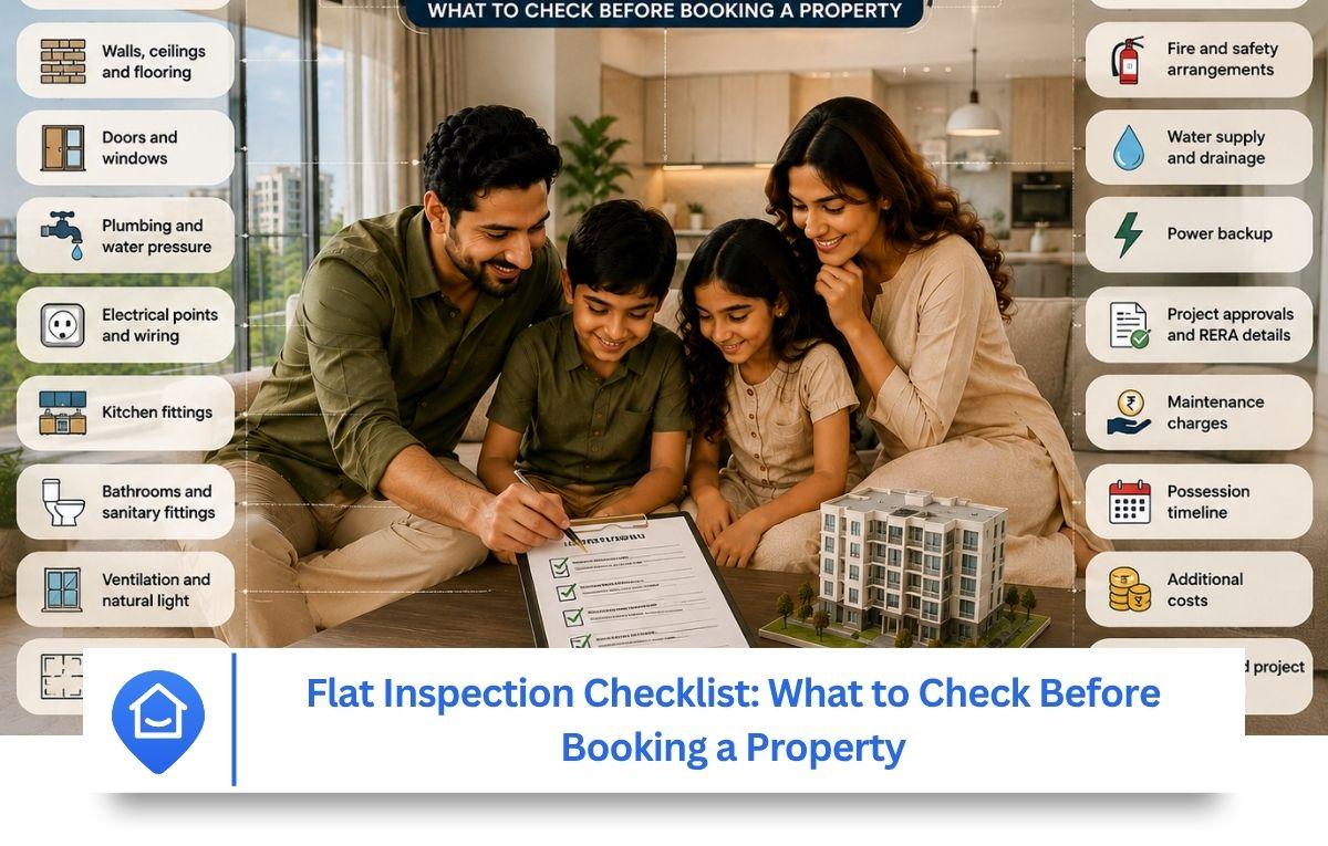 Flat Inspection Checklist: What to Check Before Booking a Property