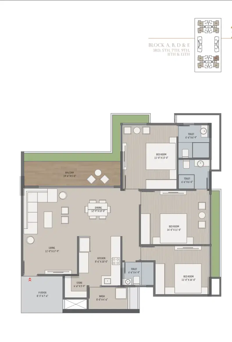 The Aayansh floor plan