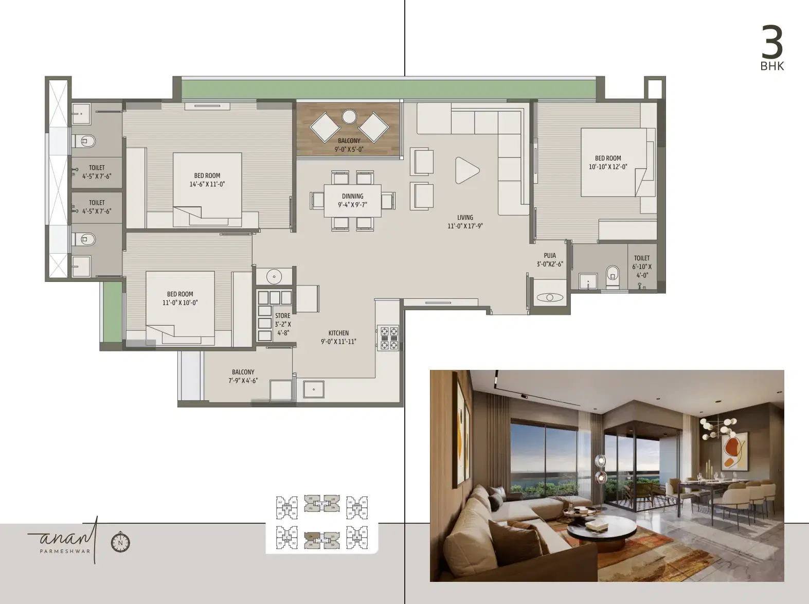 Anant Parmeshwar floor plan