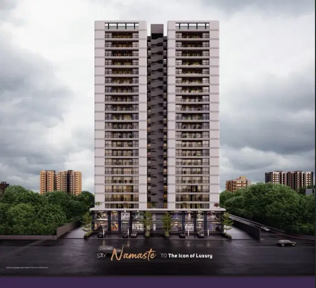 3 BHK Flat buy — Beaufort Park in Beaufort Park, Beside Ananya Parmeshwar, Opp. Vandemataram Vishwam, Adalaj-Zundal Road, Adalaj-382421, Gandhinagar, Gujarat — photo 4